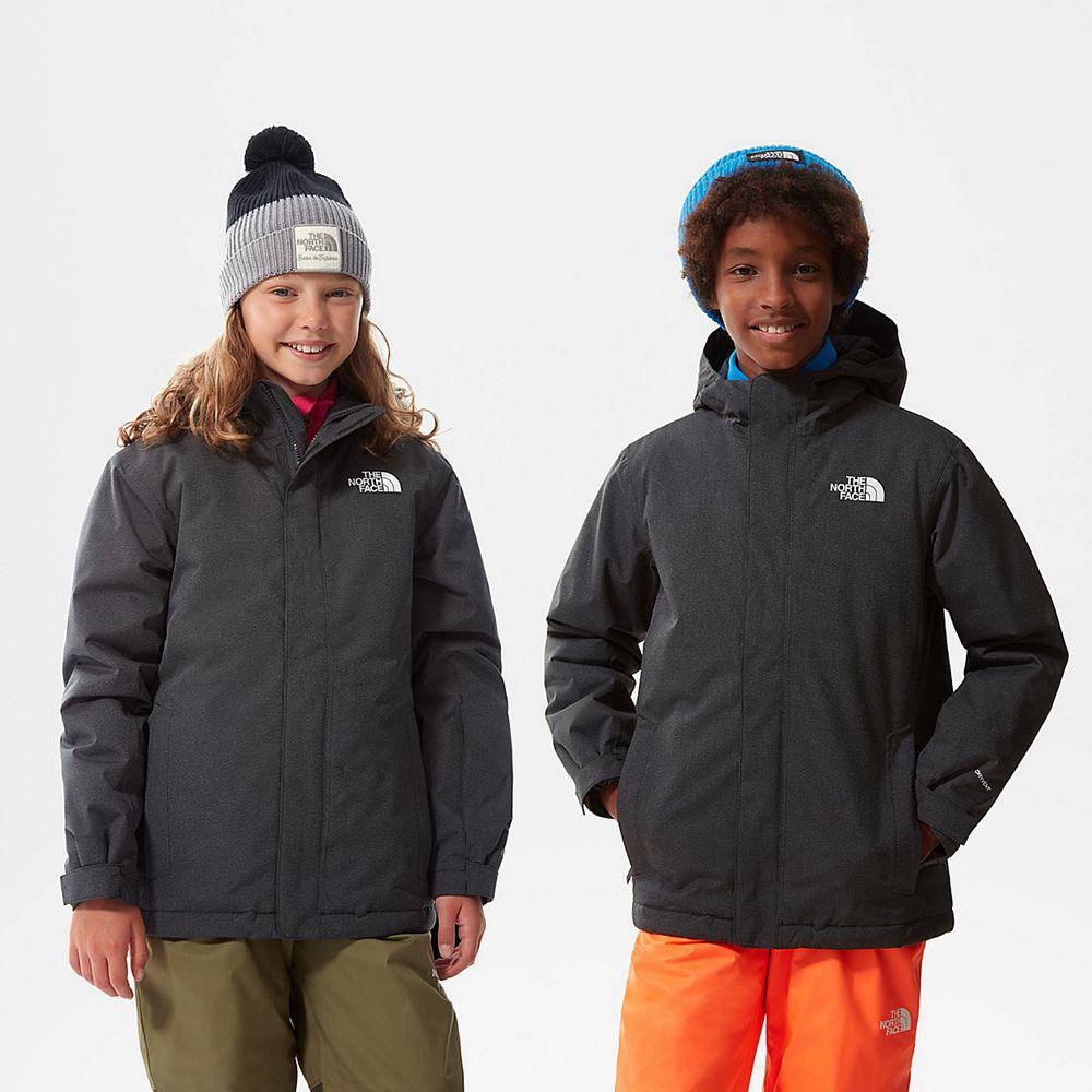 The North Face Snow Quest Zip-In Παιδικα Σακάκι - Γκρι (CSLZ28315)